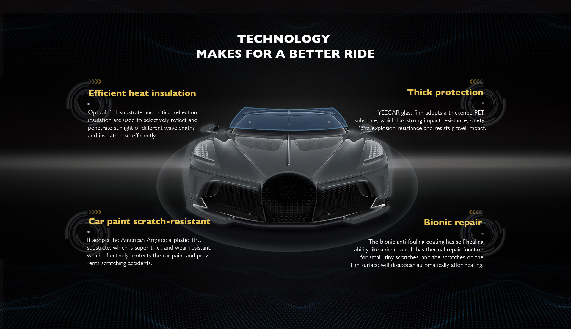 TECHNOLOGY MAKES FOR A BETTER RIDE